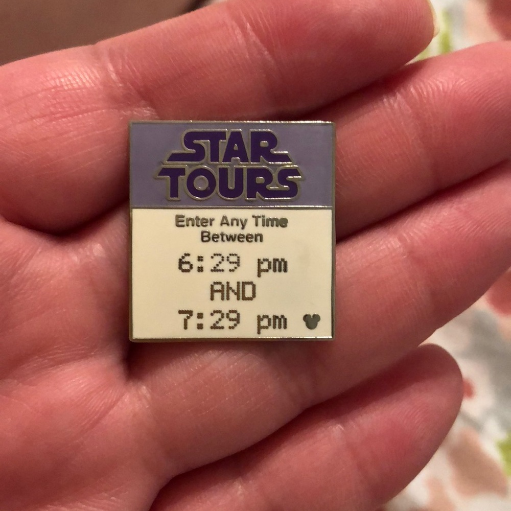 Star tours pin